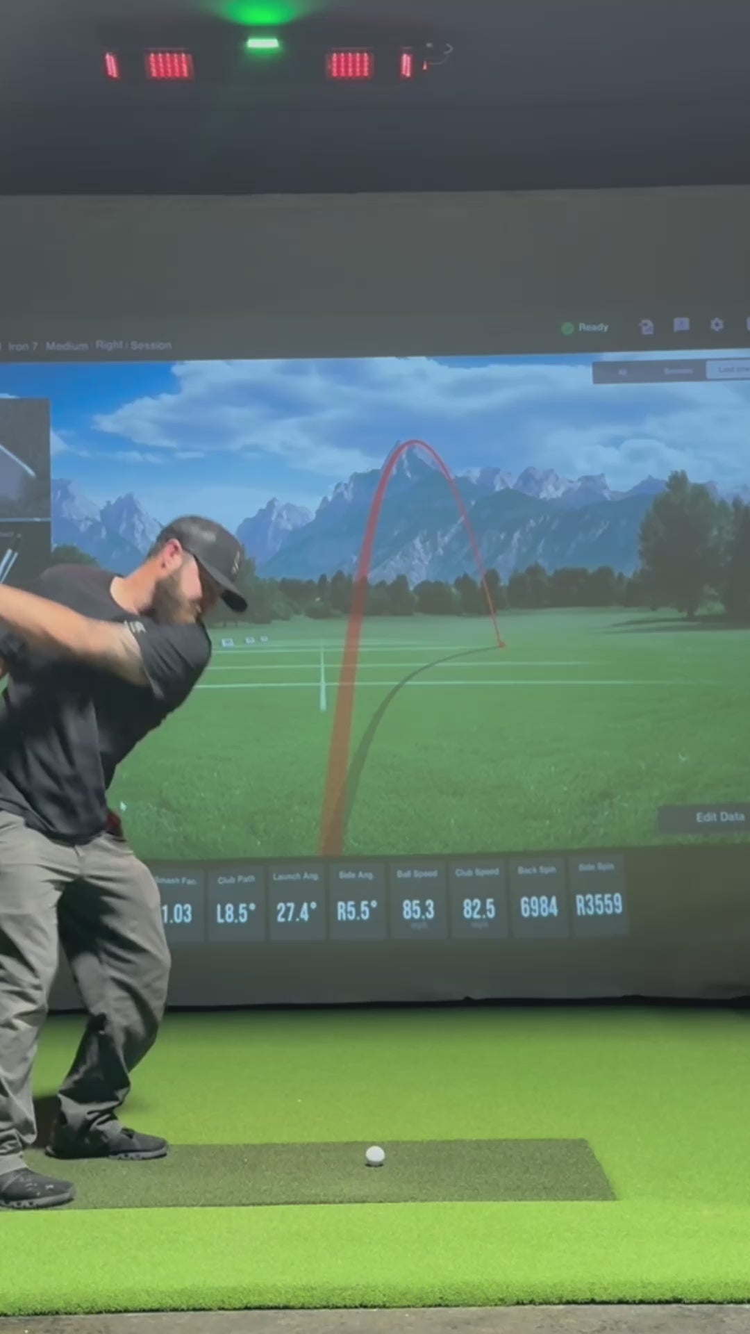 4.) Custom Simulator – Par-Tech.Golf